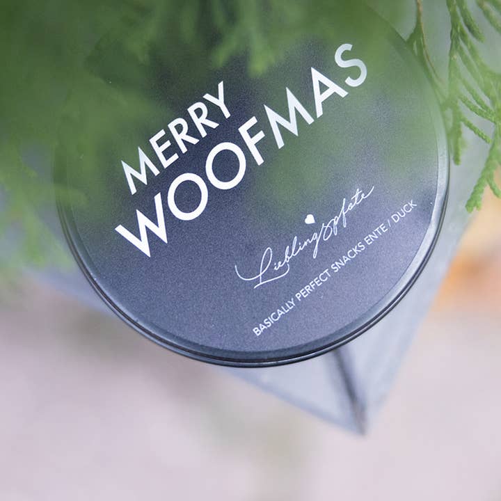 Snacks de Navidad - MERRY WOOFMAS - Pato 60g 2025 para venta al por mayor de Lieblingspfote