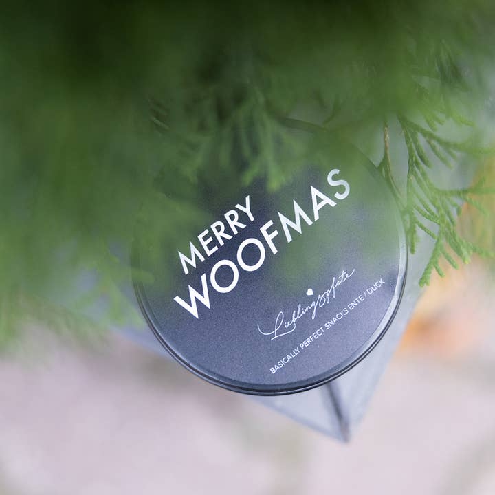 Christmas Snacks - MERRY WOOFMAS - Duck 60g 2025 for wholesale by Lieblingspfote