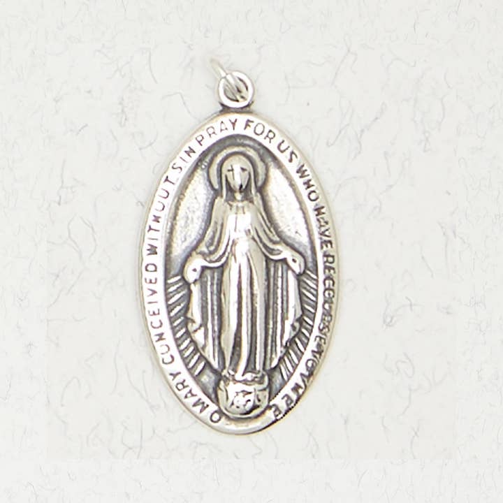 Sterling Silver Pendant – Virgin Mary for wholesale by Nirvana LLC