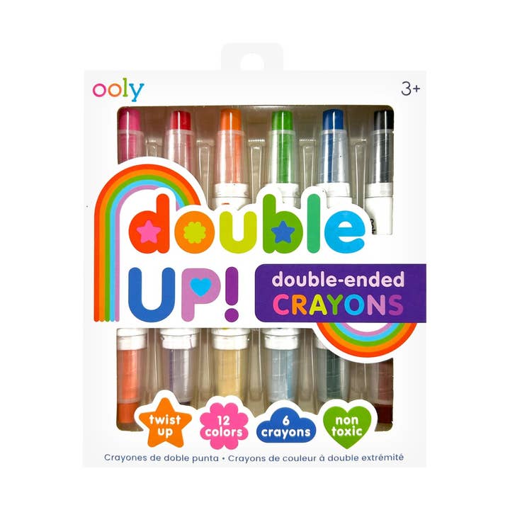Ooly Crayons Double-Ended - Double Up! for wholesale by Bobangles
