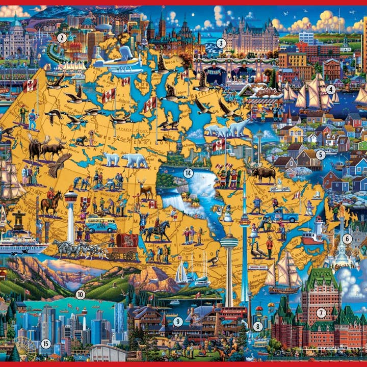 Boardwalk Puzzle Company - Wholesale Puzzle - Adult - Best of Canada - 1000 Piece2