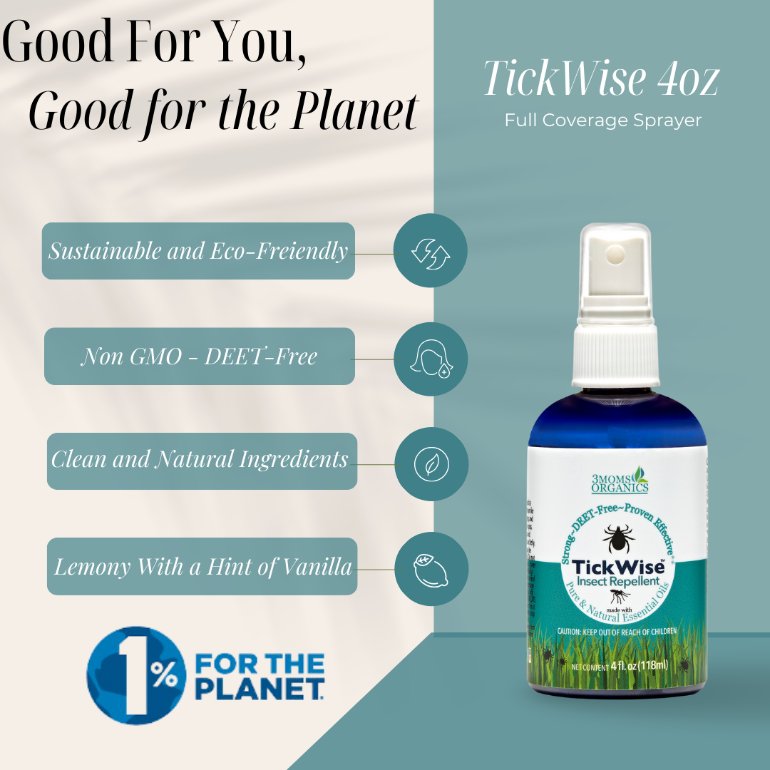 3 Moms Organics - Wholesale Insect Repellent - TickWise by 3 Moms Organics 4oz1