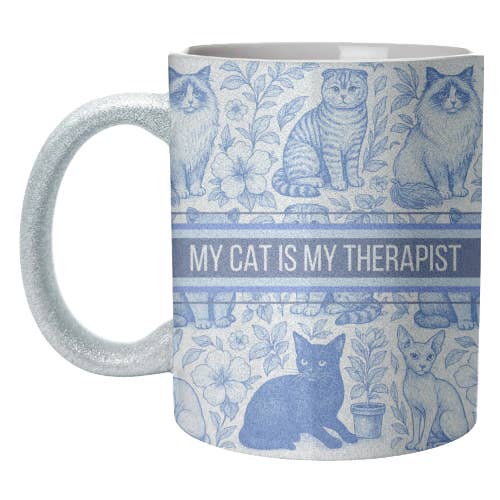 ART WOW - Wholesale Coffee Mug - Mugs 'My Cat Is My Therapist toile'11