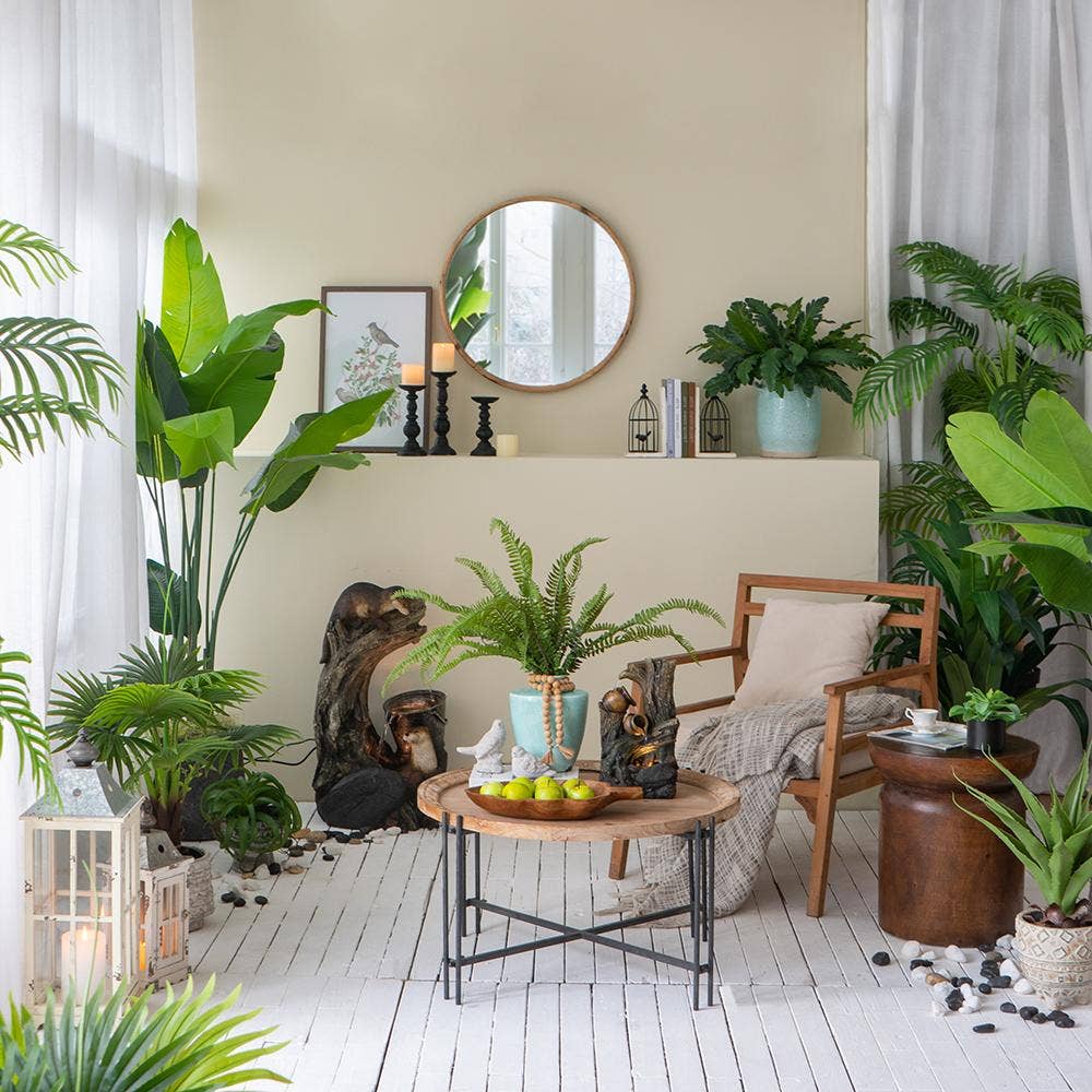 A&B Home Group Inc. - Wholesale Outdoor Ornament/Decor - 16.9x15x31.3" Decorative Water Fountain w Otter & LED -Brown4