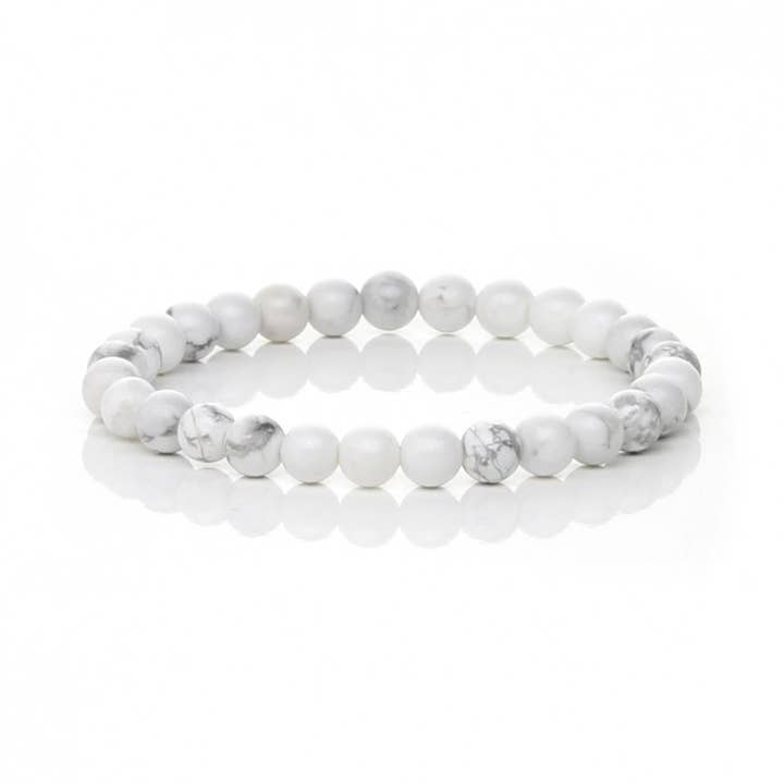 UniArt - Vendita all'ingrosso Bracciale a polsino - Bracciale di howlite naturale
