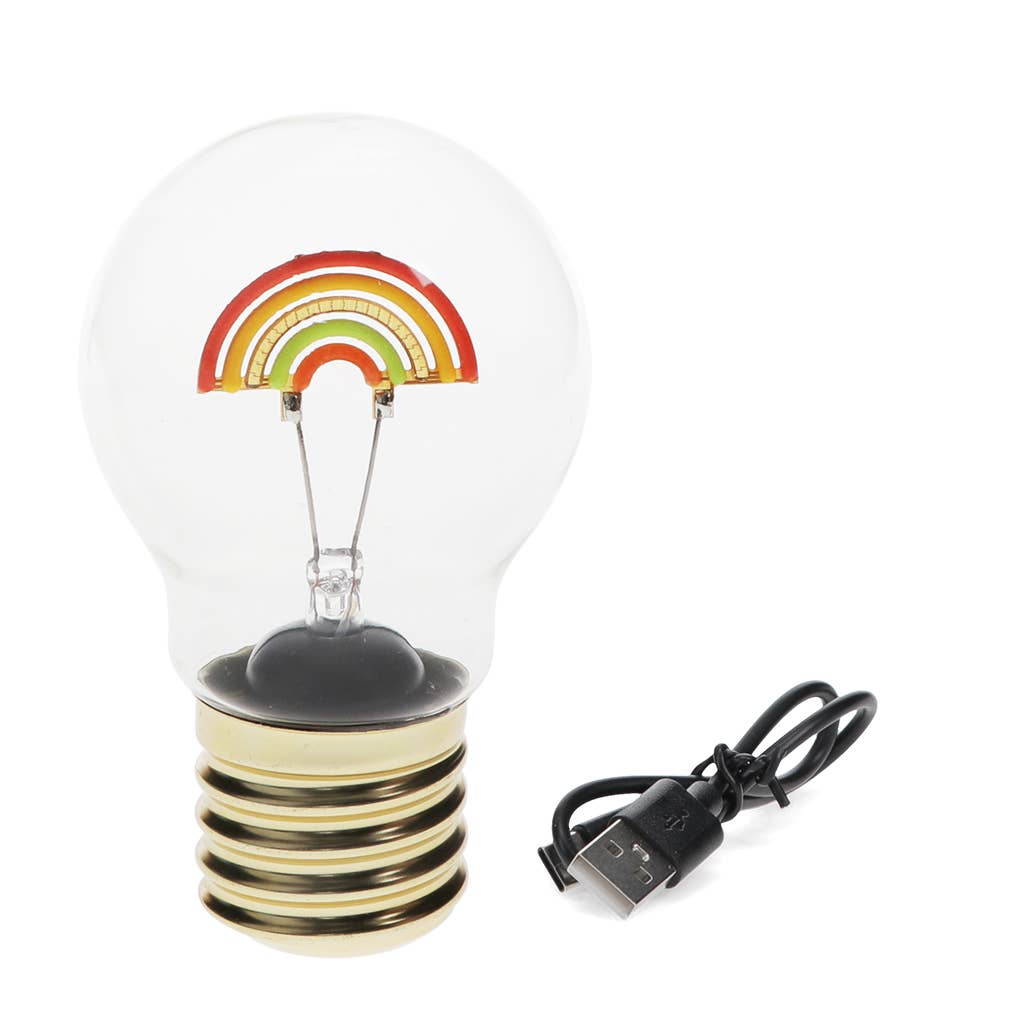 Rex B2B - UK – wholesale Accent/desk lamp – USB rechargeable light bulb lamp - Rainbow2