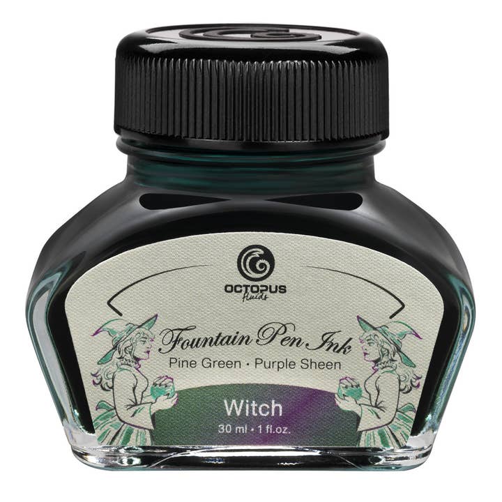 Octopus Concept GmbH - Vendita all'ingrosso Inchiostri - Inchiostro per penna stilografica, Sheen Witch, verde, 30 ml