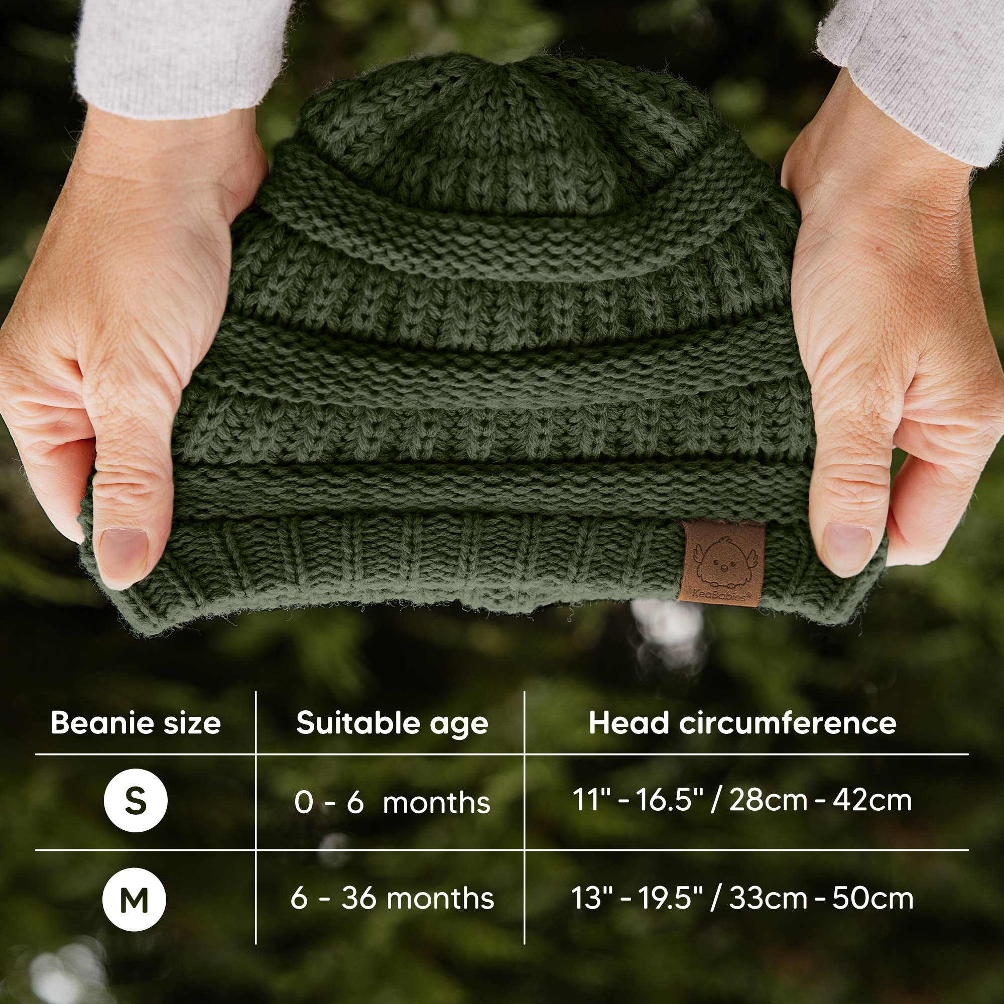 KeaBabies – wholesale Mössa för nyfödda - Baby – KeeBabies 3-Pack Warmzy Beanies (Urban, M)4
