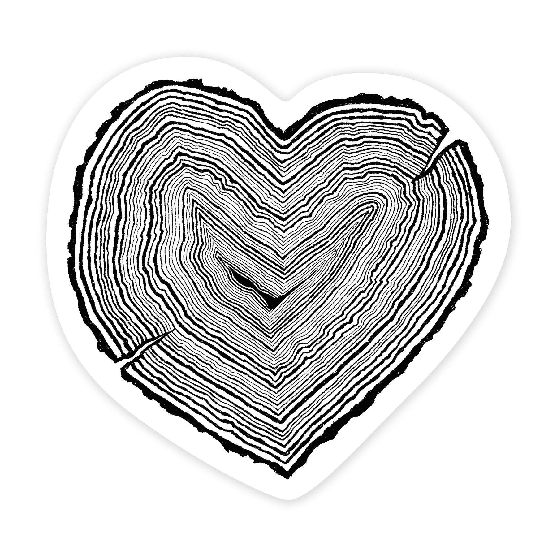 Nice Enough Stickers – wholesale Sticker – Tree Love - Mini Sticker1