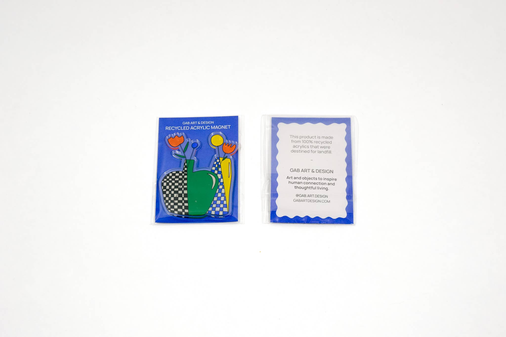 Gab Art & Design - Wholesale Magnet - eat meals with people you love recycled acrylic fridge acrylic magnet2