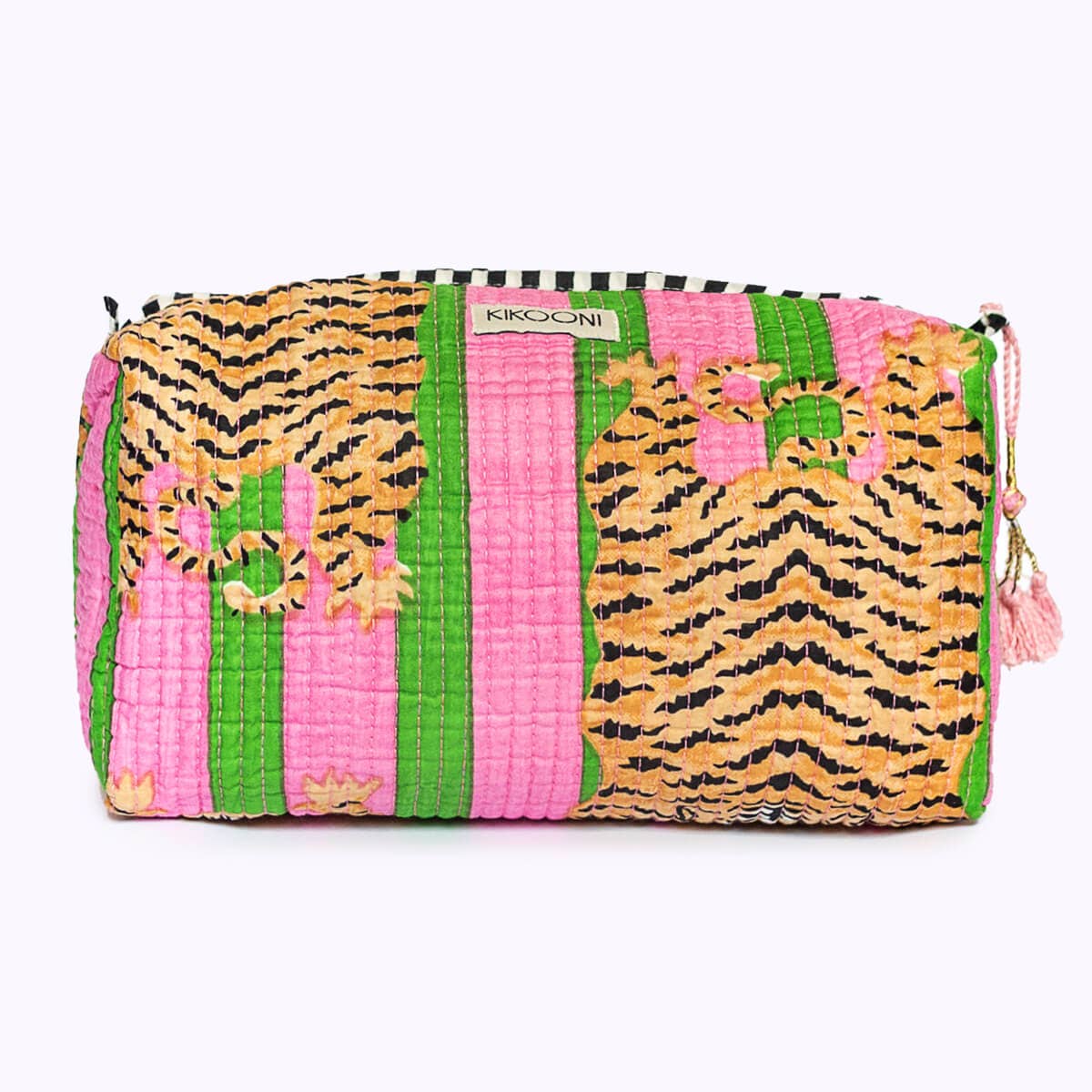 kikooni - Vendita all'ingrosso Borsa per trucchi/cosmetici - Beauty case artigianale « Poppy Tiger Candy »0