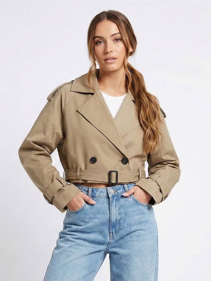 MINI TRENCH CORTO per la vendita all'ingrosso da parte di KZELL PARIS