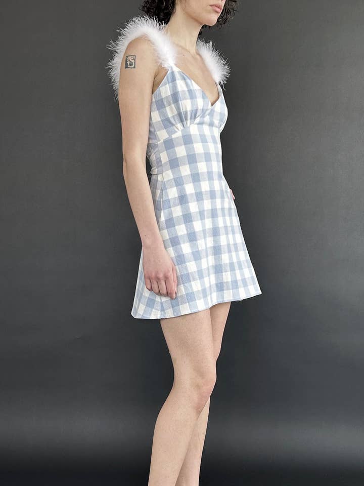 The Marilyn in Blue Gingham for wholesale by Rightful Owner