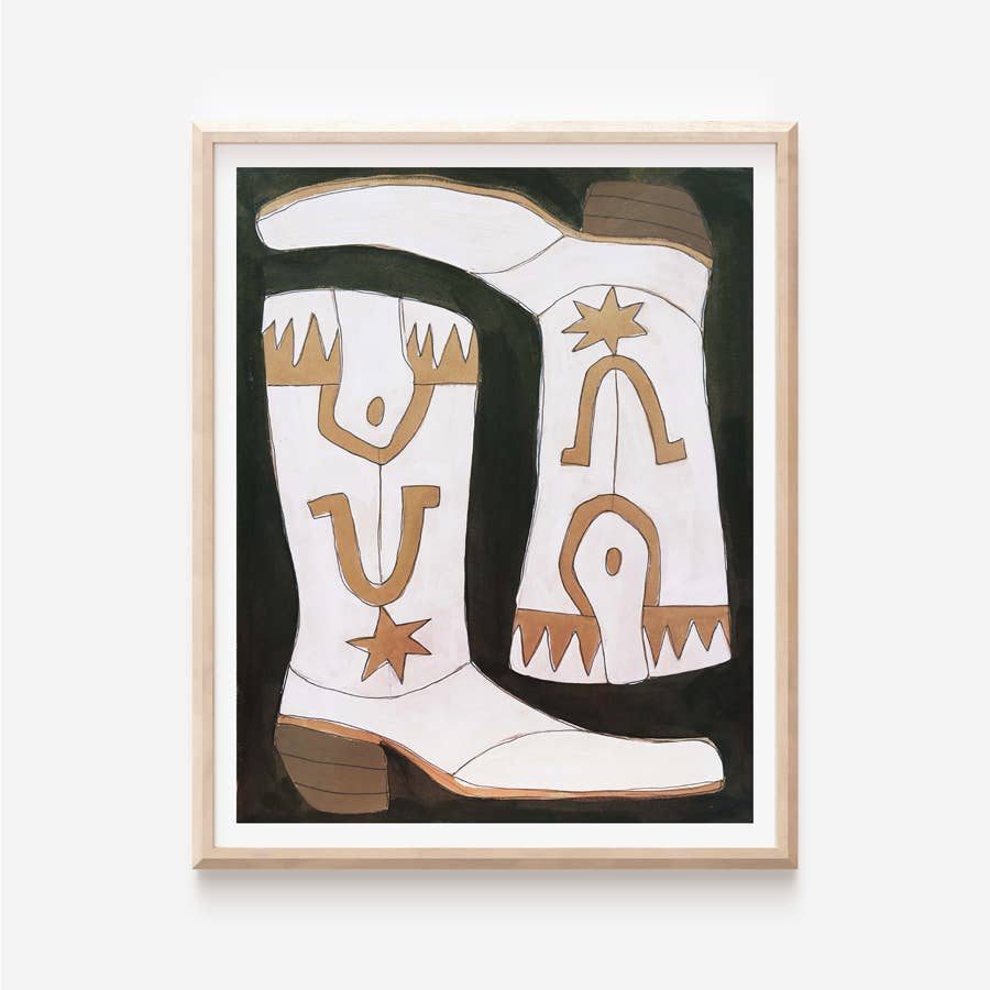ALEX'S - Wholesale Art Print - Lucky Boots Print