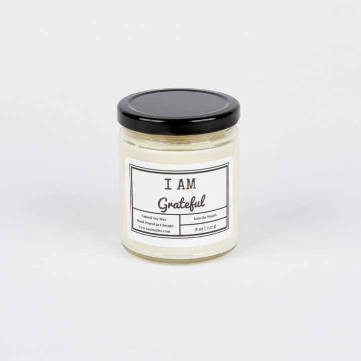 I AM Grateful - Affirmation Candle for wholesale by C.A.S Candles