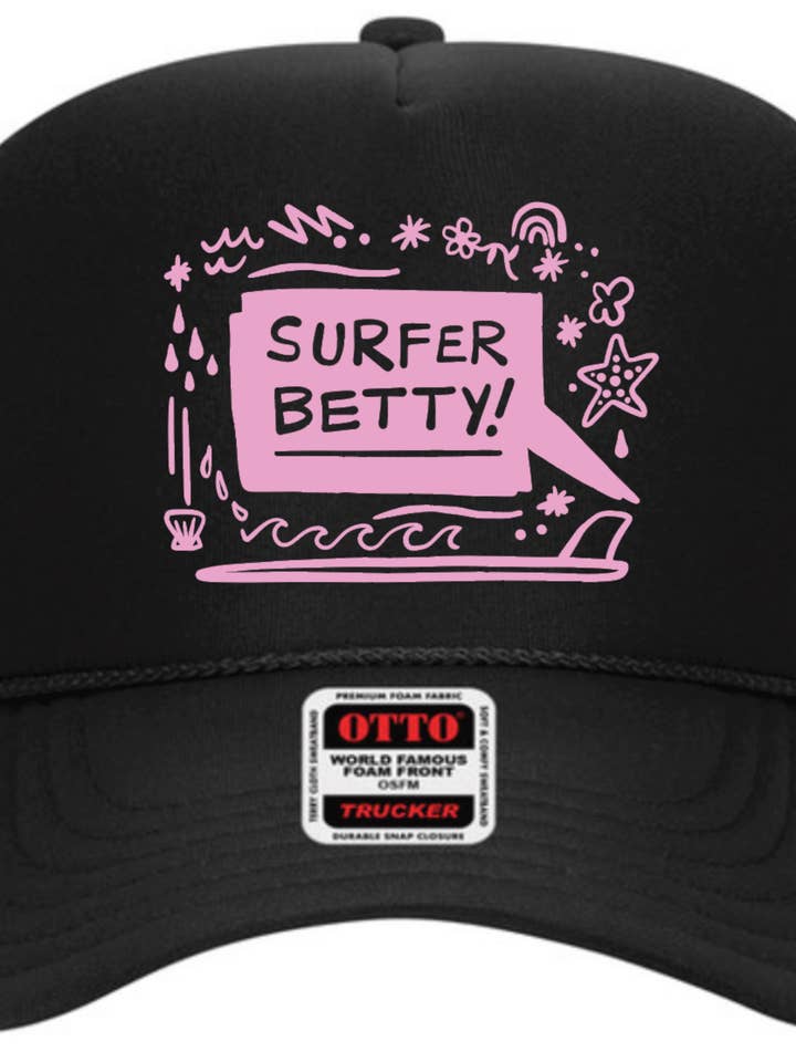 You Can Call Me Betty Trucker Hat for wholesale by Surfer Betty