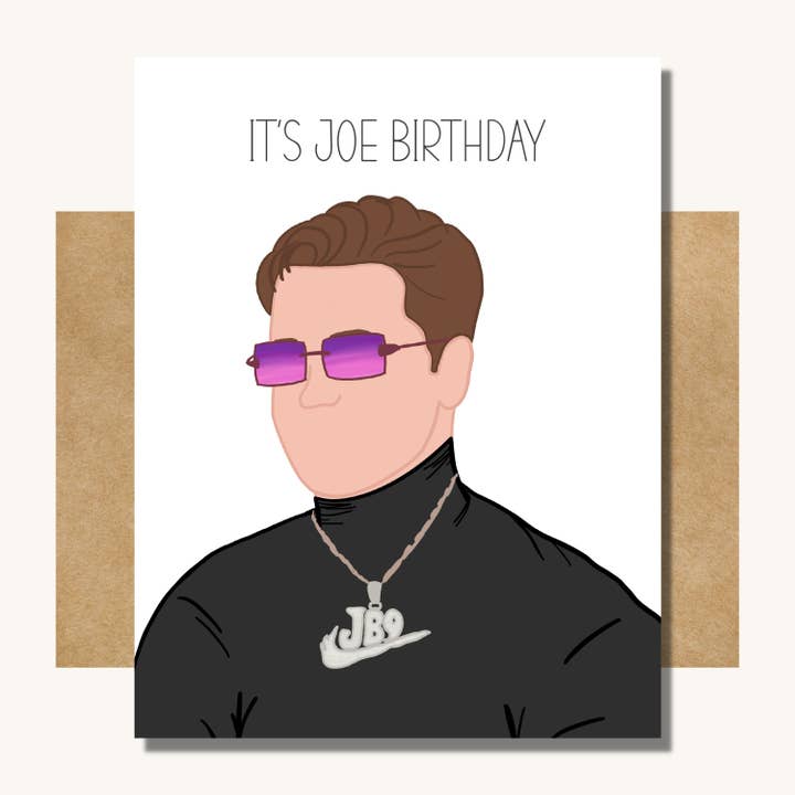 Carte d'anniversaire Joe Burrow — Carte des Bengals de Cincinnati pour la vente par Kelly Scott Design Co