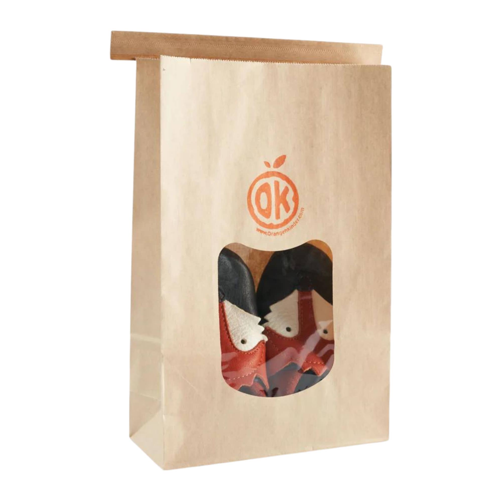 Orangenkinder® - Wholesale Gift Bag - Orangenkinder® paper bag with viewing window0