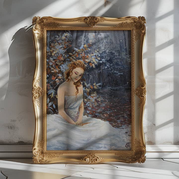 Autumn's End Fine Art Print - Non-Archival - Wall Art for wholesale by Sarah Terrell Illustration & Design