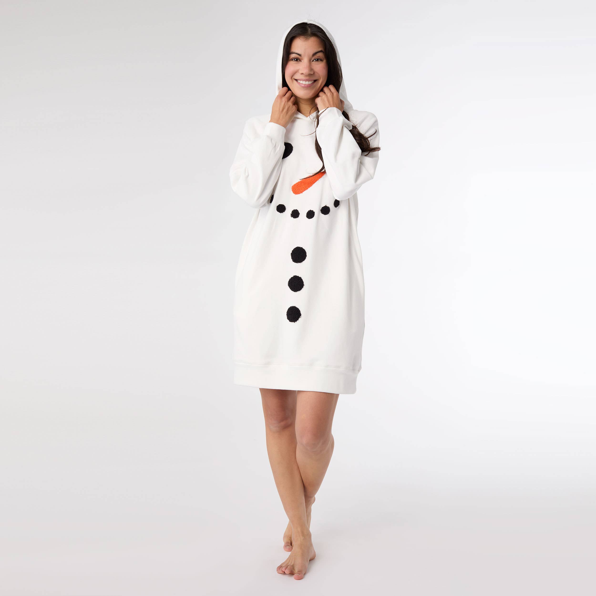 Blanc Robe Bonhomme de Neige à Capuche Snug Haven en vente sur Faire2
