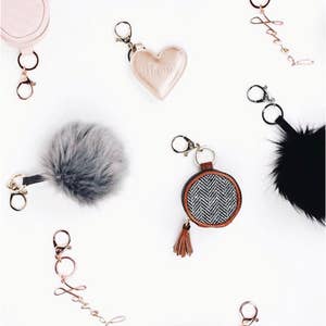 PinktownUSA Big Smile Keychain Bag Charm