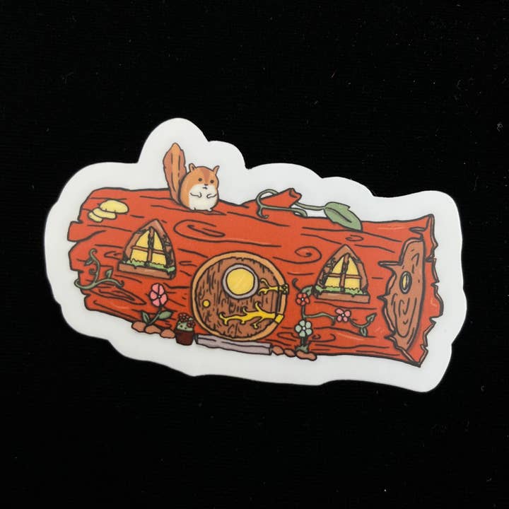 Log Fairy House | Pegatinas de vinilo para venta al por mayor de Pelham Grayson Rose