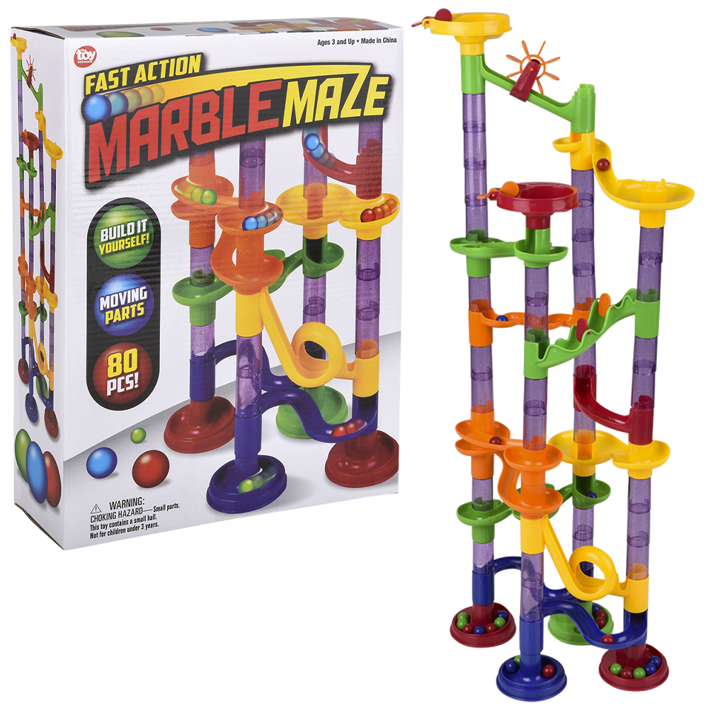 The Toy Network - Wholesale Toy Set - Kids - (T) 80 PIECE MARBLE RUN5