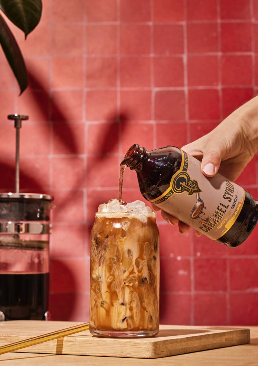 Portland Syrups – wholesale Karamell – Karamellsirap 100 ml – kaffesirap1