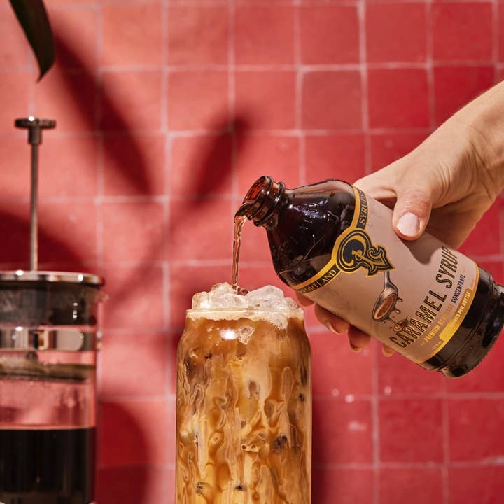 Portland Syrups – wholesale Karamell – Karamellsirap 100 ml – kaffesirap1