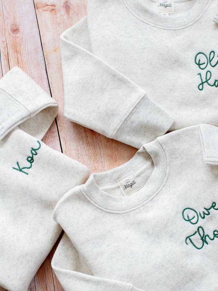 Custom Embroidered Kids Youth Sweatshirt for wholesale by Magill