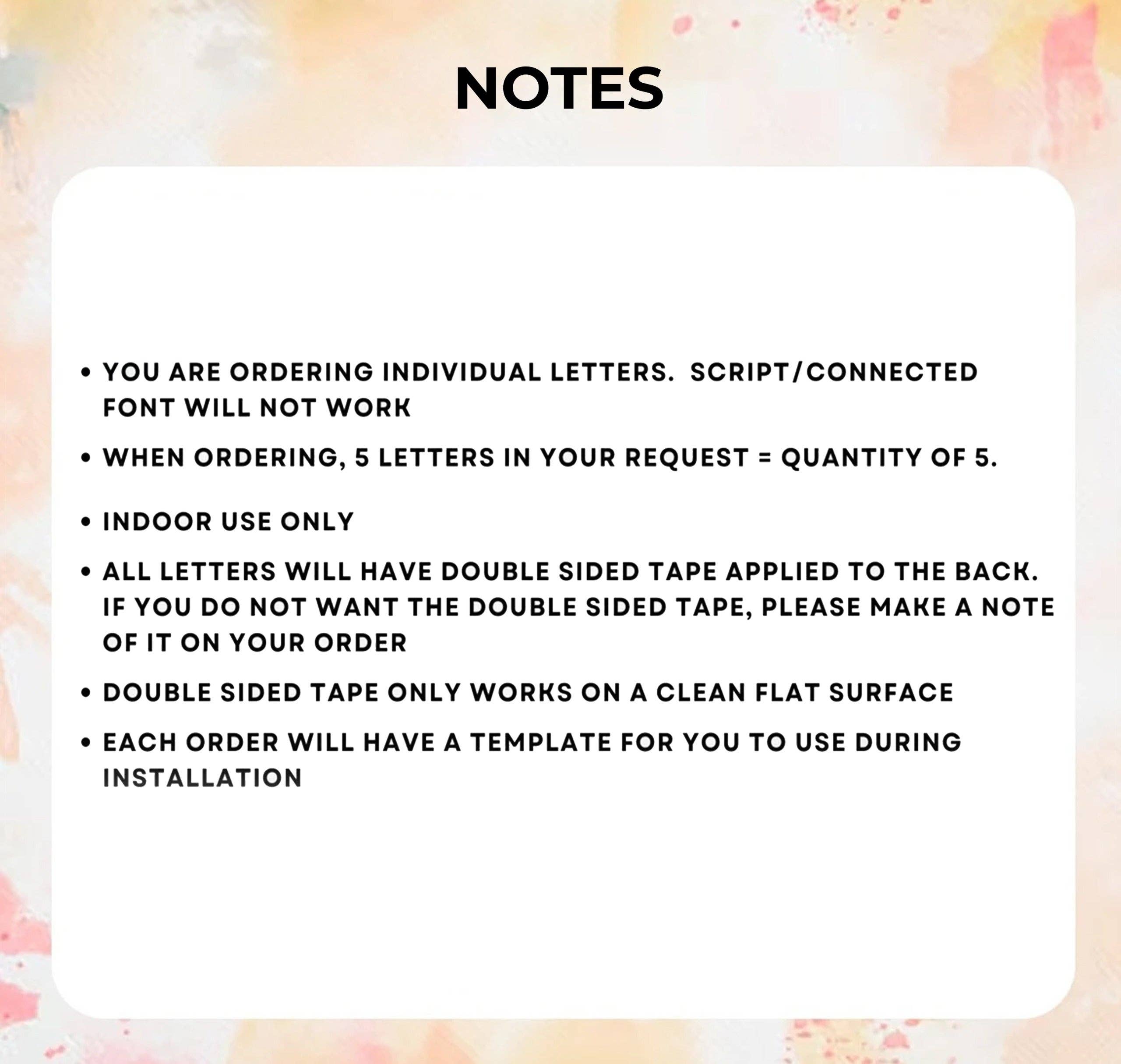 Preneel3dUniverse - Wholesale Wall Accent - Custom Wall Letters – Any Font or Vector – 1/2" Thick – Indoor Signs for Home, Office, Business, Nursery, Kids Room Decor6