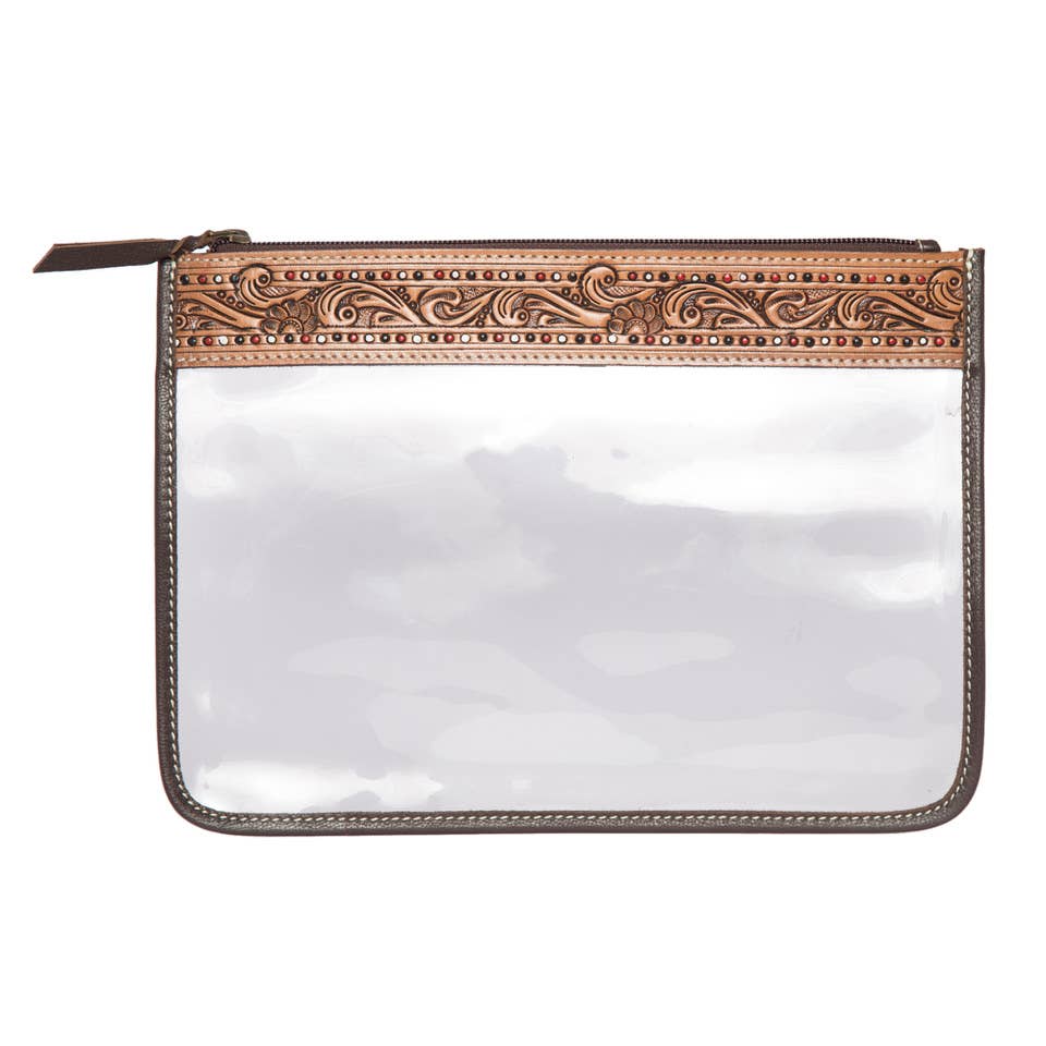 The Design Edge – wholesale Resekit – Verktygsläder- och genomskinligt plastkit – PT682