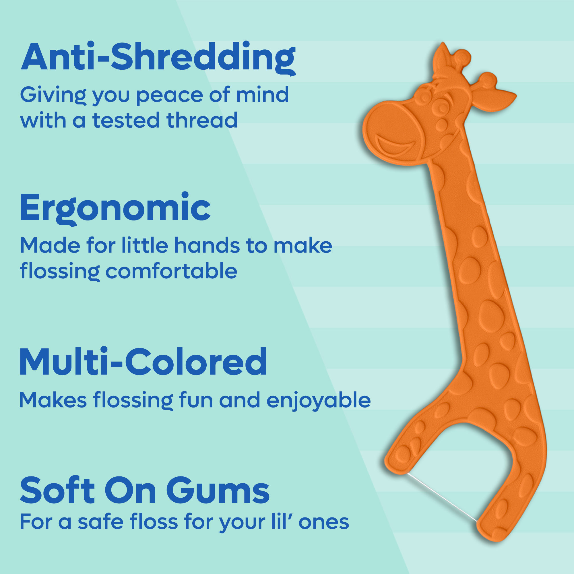 SmartLifEco - Wholesale Floss - Eco-Friendly Kids Flossers | Mint | PFA Free1