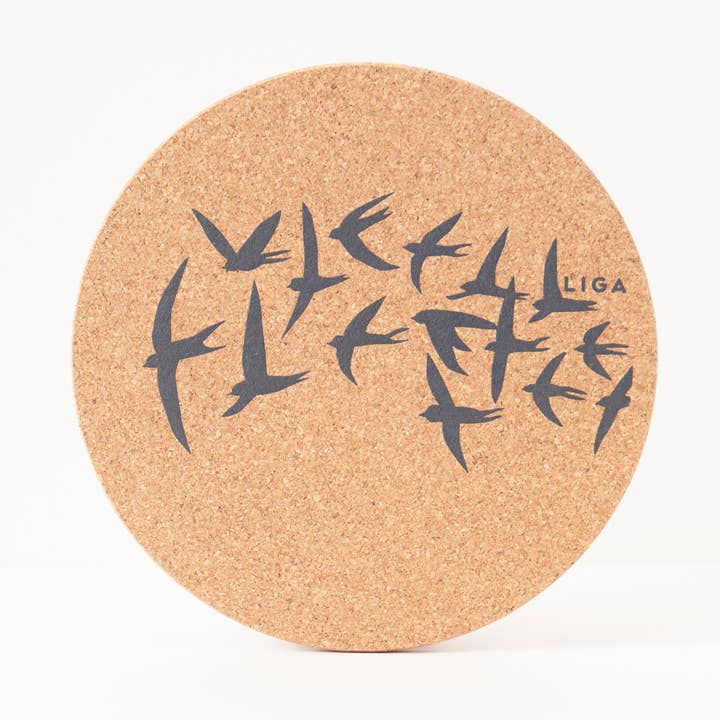 Cork Placemats | Swallows for wholesale by LIGA