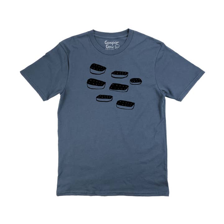 T-shirt en coton biologique Ice Cream Sandwiches Upshaw pour homme pour la vente par Gaspar Gou