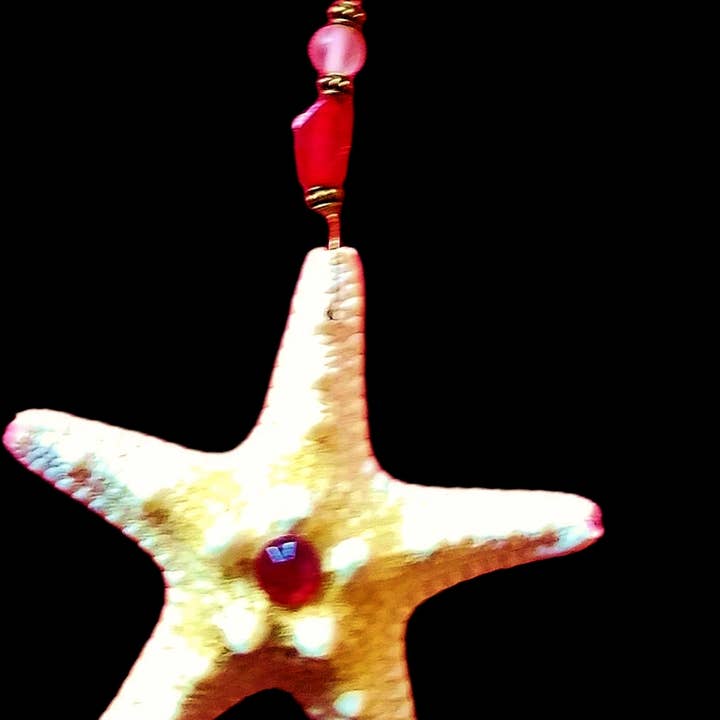 Shell We Sea Designs - Wholesale Decorative Tassel/Wall Drop - Authentic STARFISH Fan Light Pull Chain3