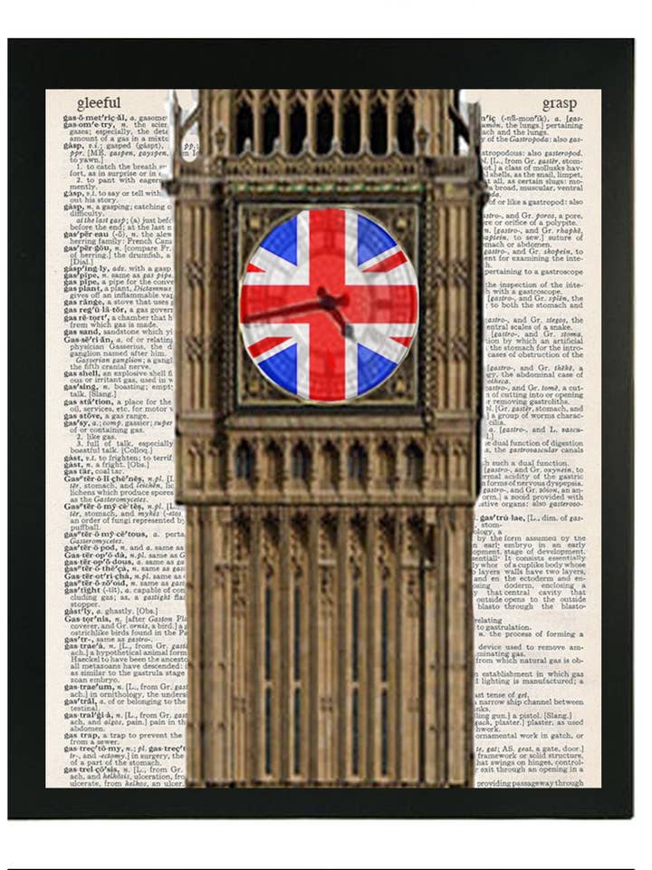 LONDON CALLING 3 PC LINKED WALL ART for wholesale by ARTNWORDZ LLC