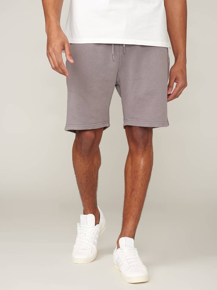 Dylan French Terry Cloud Grey Short for wholesale by Tourn