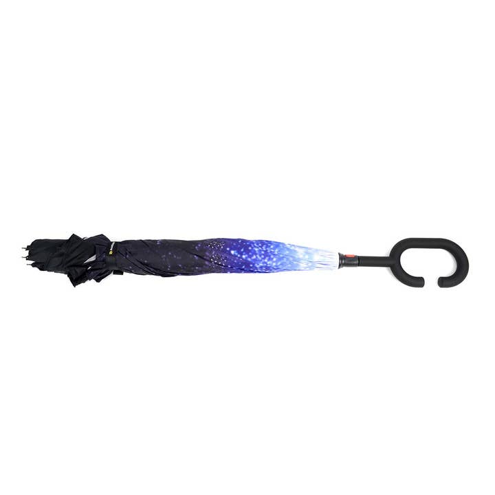 Selini New York - Wholesale Umbrella - Unisex - Big Bang Explosion Galaxy Double Layer Inverted Umbrella