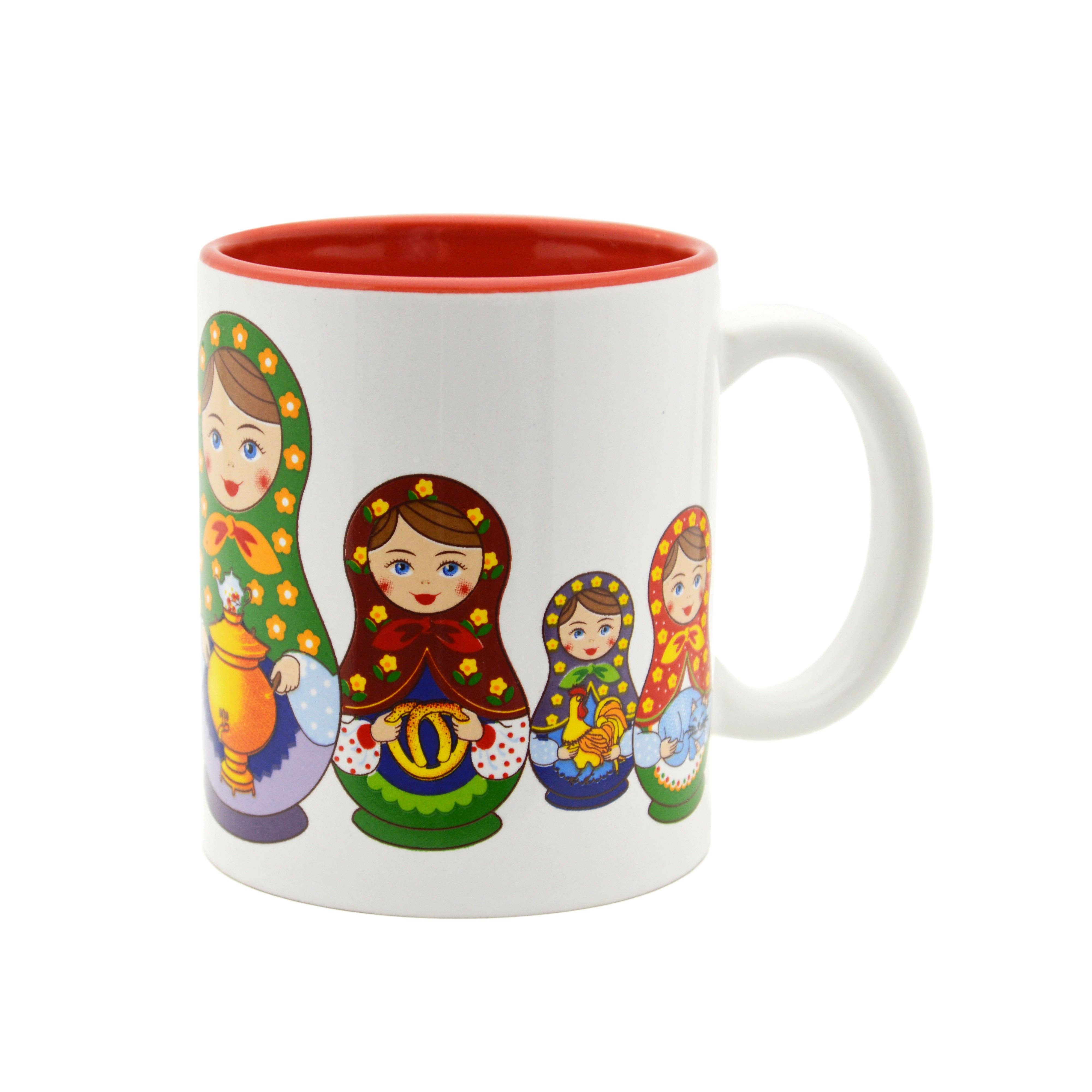 European Heritage Gifts - Wholesale Coffee Mug - Ceramic Coffee Mug Russian Nesting Doll0