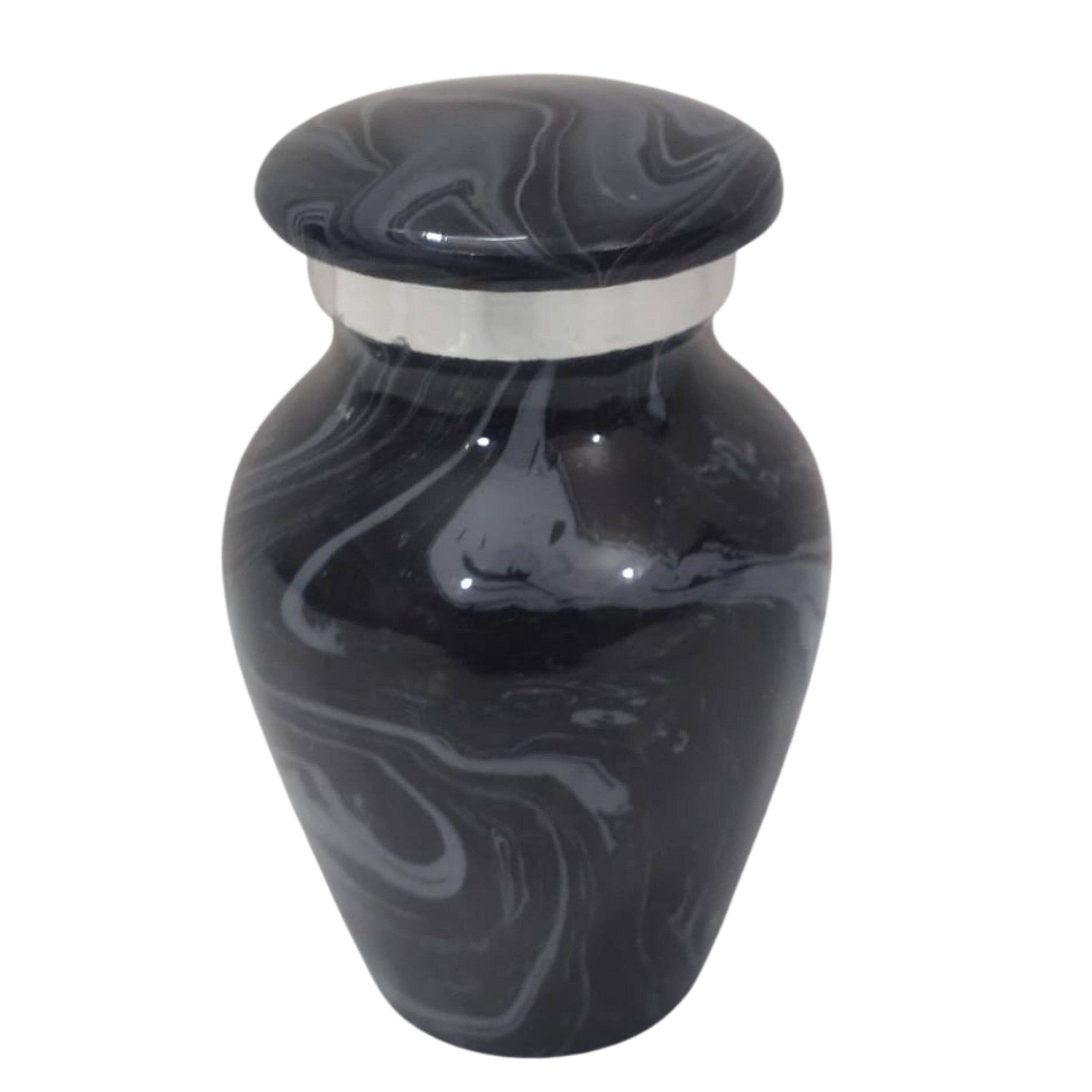 Plutus imports – Urna por atacado – Belo Acabamento Mármore Pequeno Conjunto de 4 Mini Camphas5