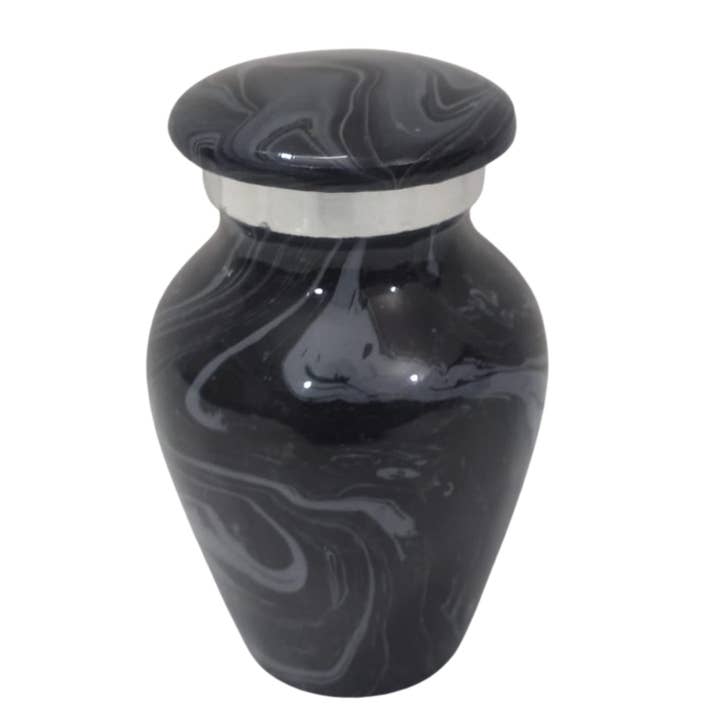 Plutus imports – Urna por atacado – Belo Acabamento Mármore Pequeno Conjunto de 4 Mini Camphas5