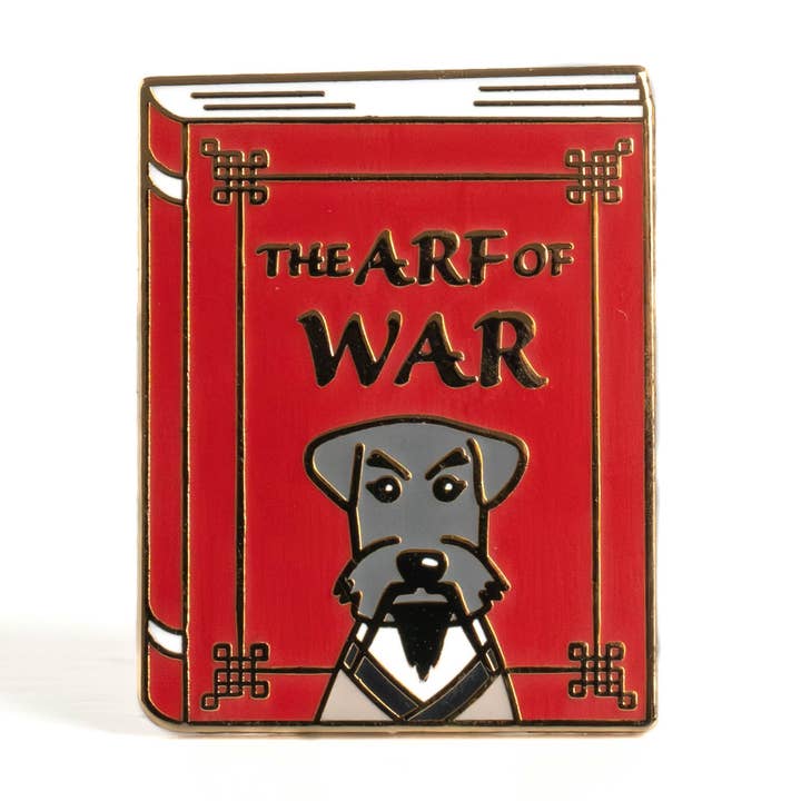 The Arf of War Enamel Pin for wholesale by Bona Fide Bookworm
