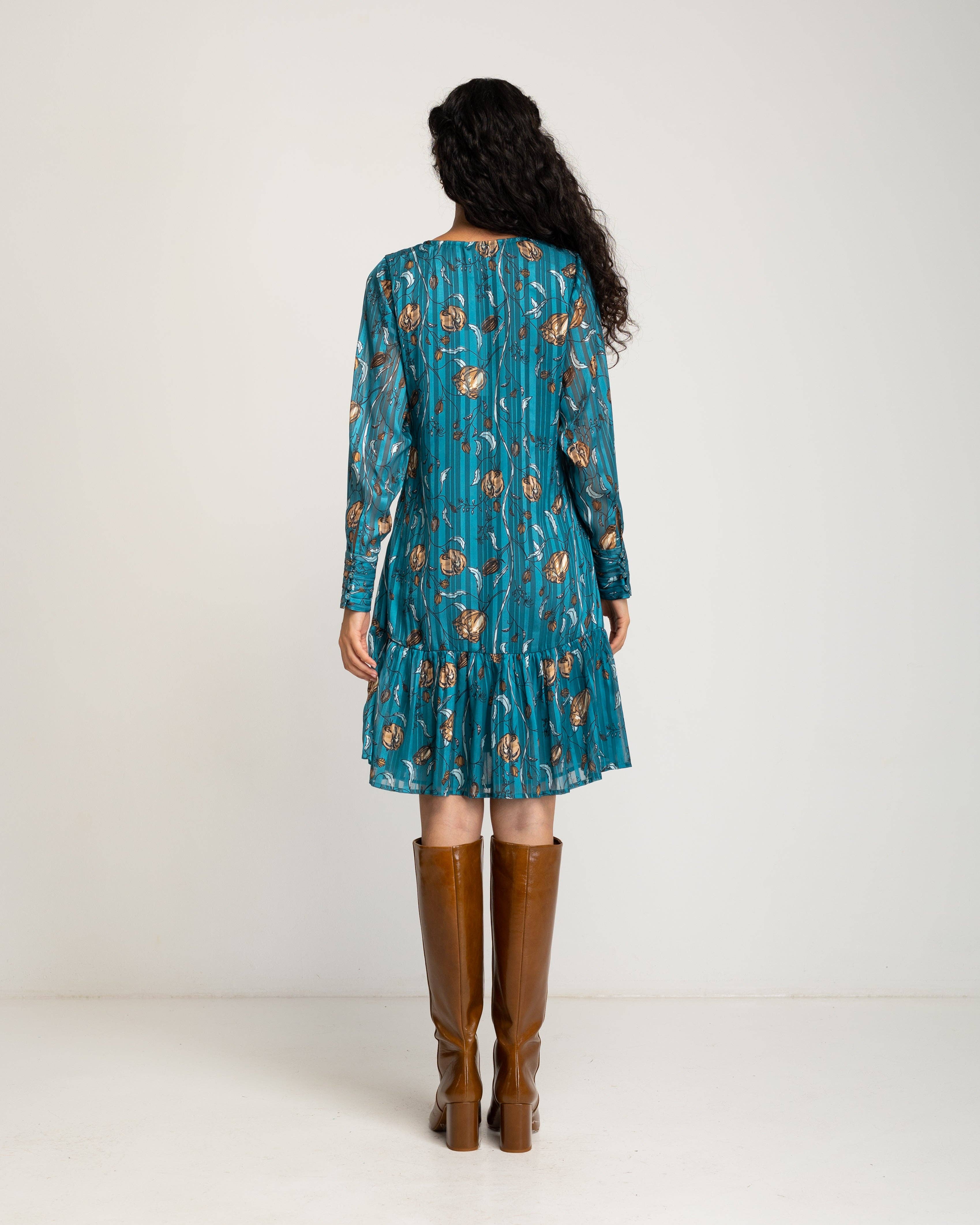 NIZA - Vente Robe – femme - Robe courte drapée Naiara3