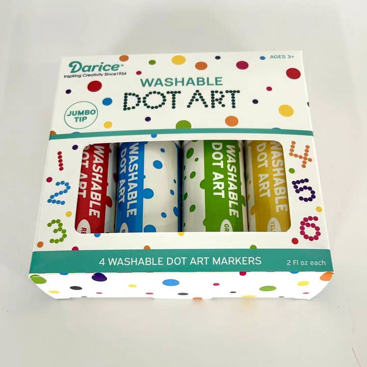 The Toy Group - Wholesale Markers - Kids & Baby - Washable Dot Art Markers- Set of 41