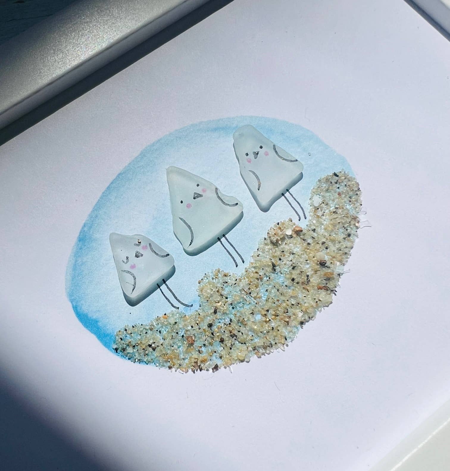 Sook & Hook - Wholesale Art Print - Shore Birds Sea Glass Art4