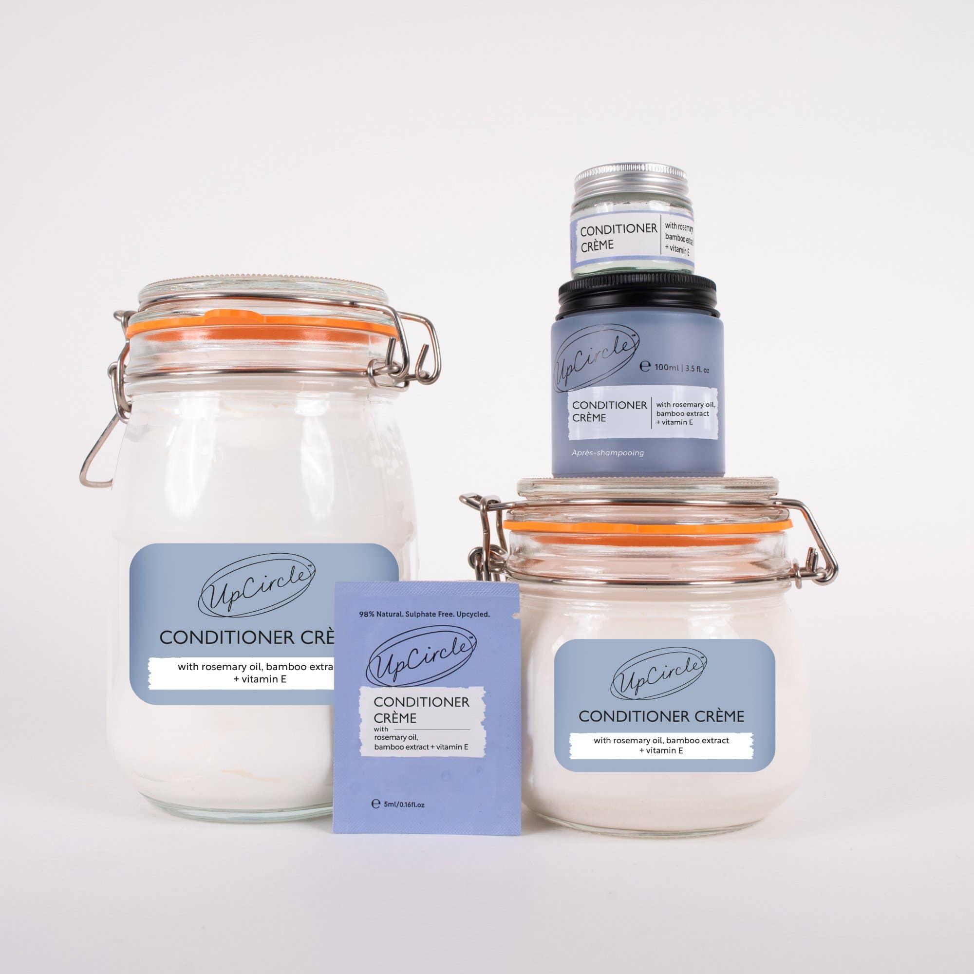 UpCircle Beauty UK – wholesale Hair conditioner – Rosemary, Bamboo + Vitamin E Natural Vegan Conditioner Crème7