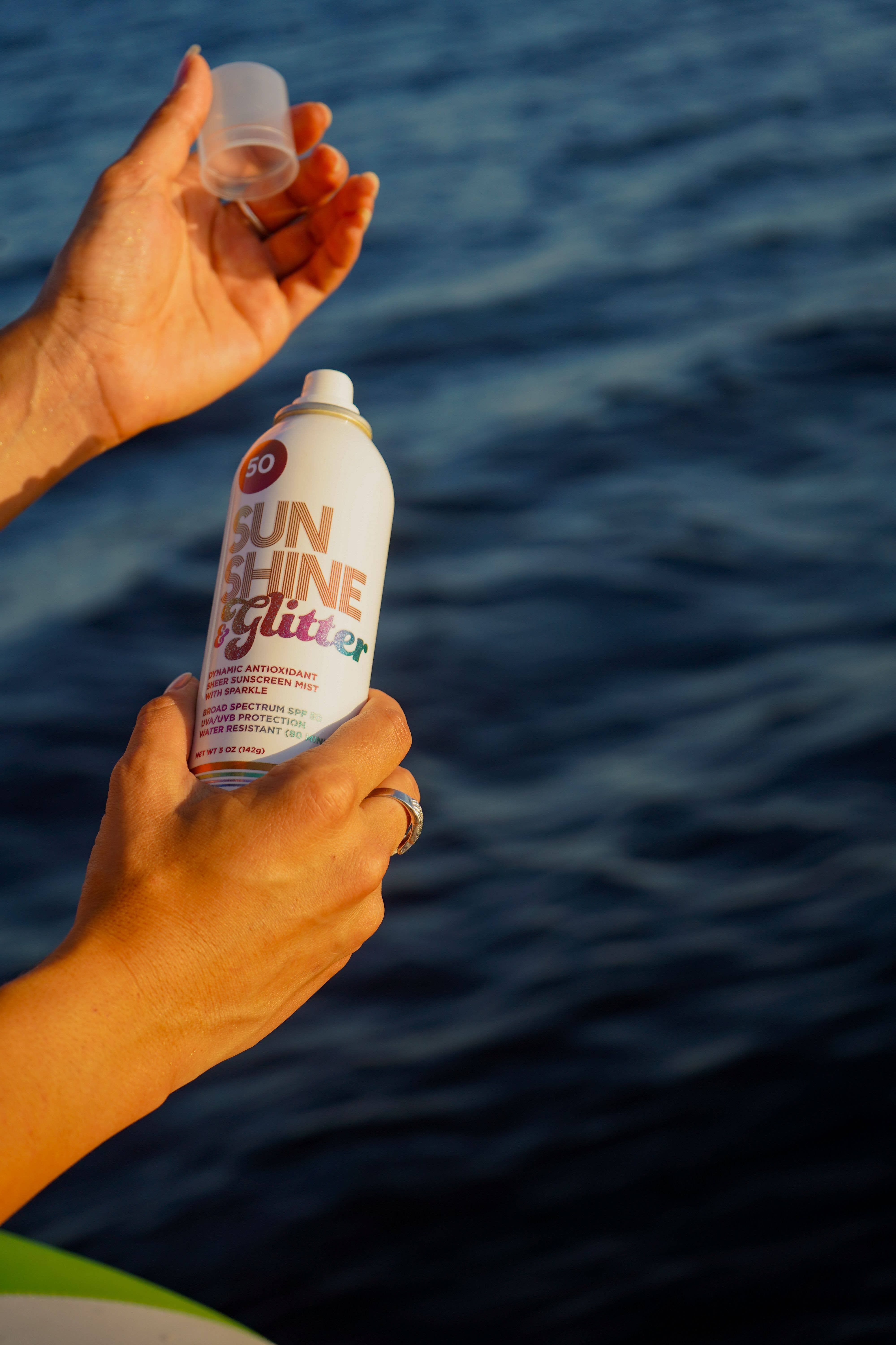 Sunshine & Glitter - Wholesale Sunscreen - Sunshine & Glitter SPARKLE SHIMMER Sport SPF 50 Mist8