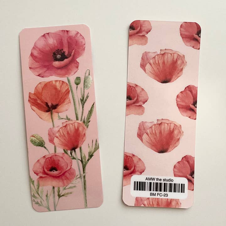 Marque-page Coquelicots pour la vente par AMW the studio