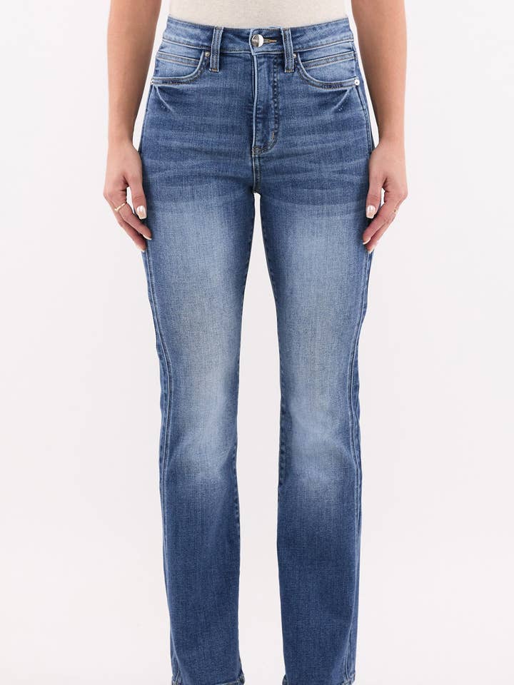 Plus Mia High Rise Slimmers Bootcut Jean for wholesale by RFM